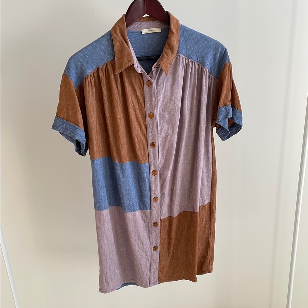 Sessun Volcano shirt dress